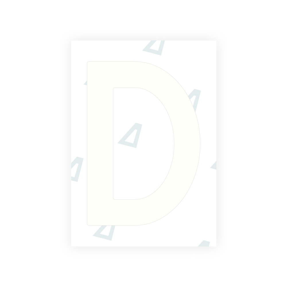 Alite Nanofilm for Netherlands license plates - Symbol "D"