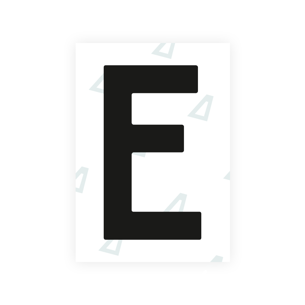 Alite Nanofilm for Netherlands license plates - Symbol "E"