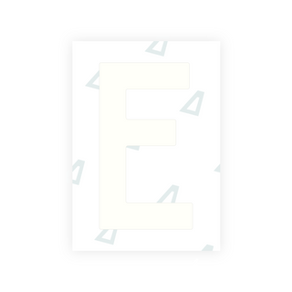 オランダのナンバープレート用 Alite ナノフィルム - シンボル「E」