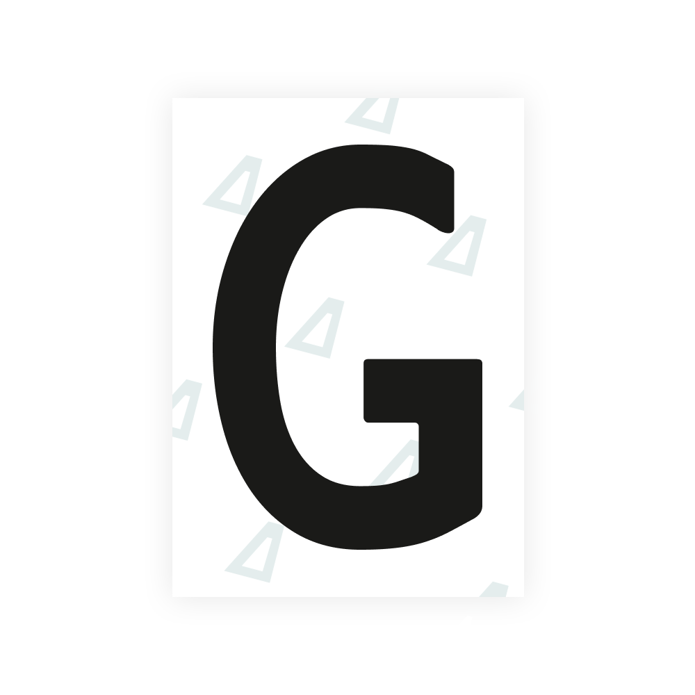Alite Nanofilm for Netherlands license plates - Symbol "G"