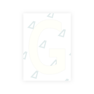 オランダのナンバープレート用 Alite ナノフィルム - シンボル「G」