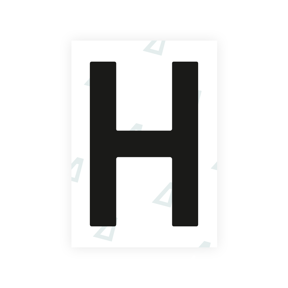 Alite Nanofilm for Netherlands license plates - Symbol "H"