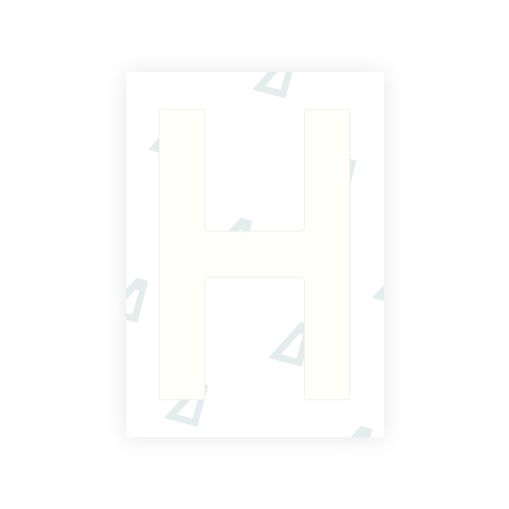Alite Nanofilm for Netherlands license plates - Symbol "H"