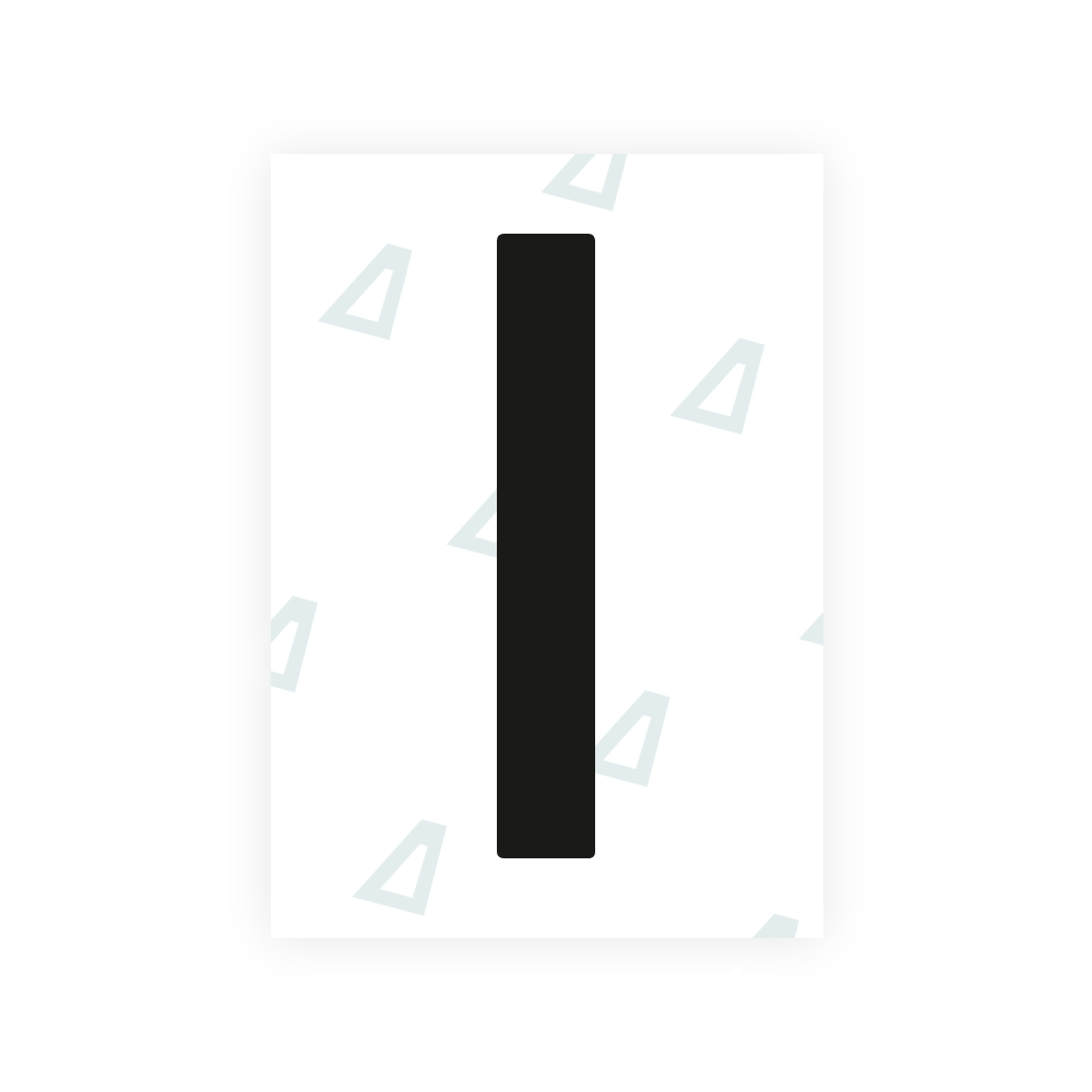 Alite Nanofilm for Netherlands license plates - Symbol "I"