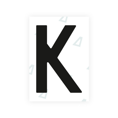 Alite Nanofilm for Netherlands license plates - Symbol "K"
