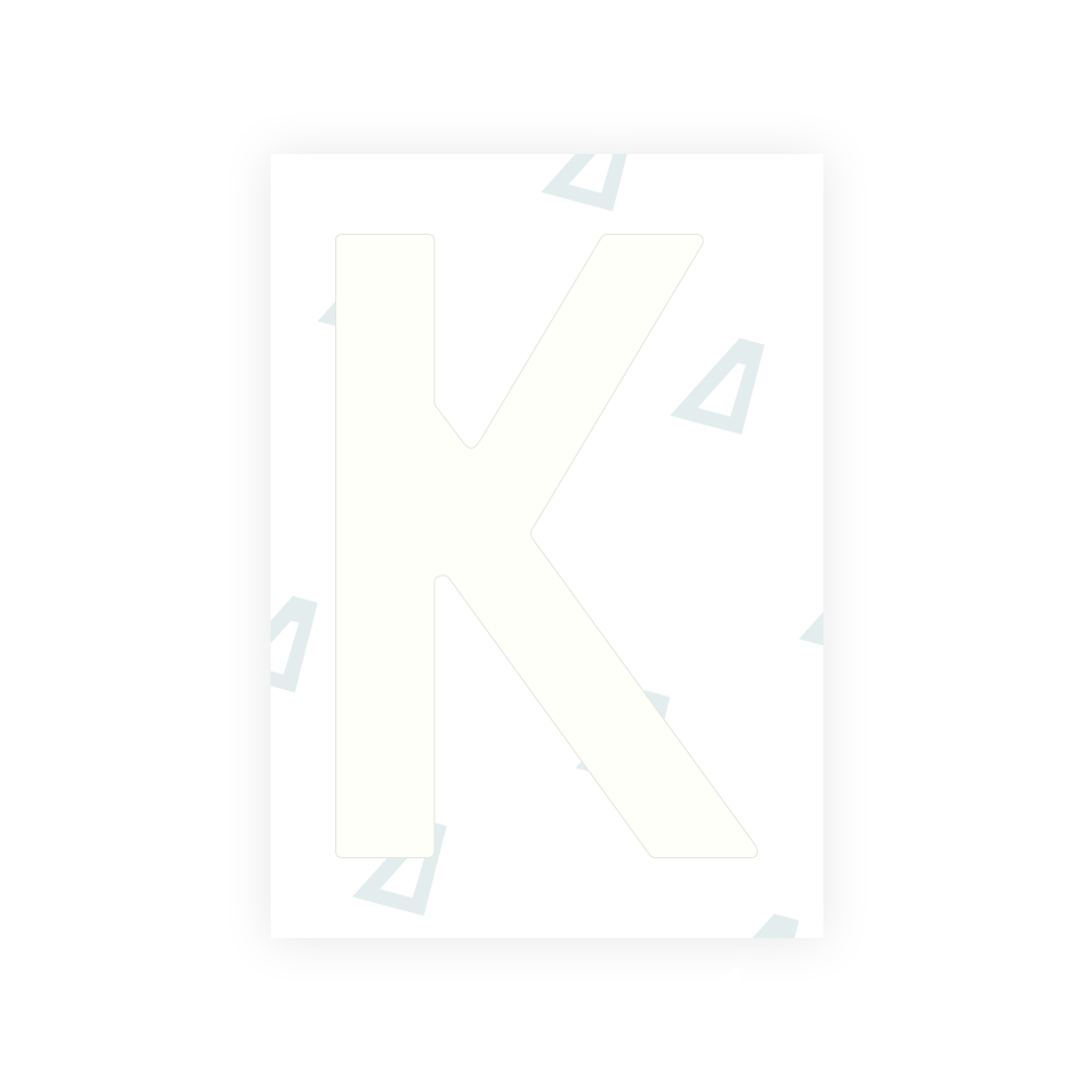 Alite Nanofilm for Netherlands license plates - Symbol "K"