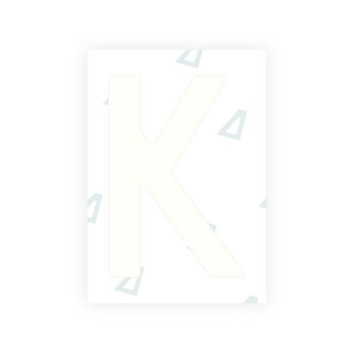 オランダのナンバープレート用 Alite ナノフィルム - シンボル「K」