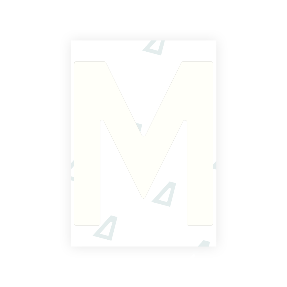Alite Nanofilm for Netherlands license plates - Symbol "M"