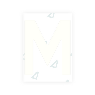 オランダのナンバープレート用 Alite ナノフィルム - シンボル「M」