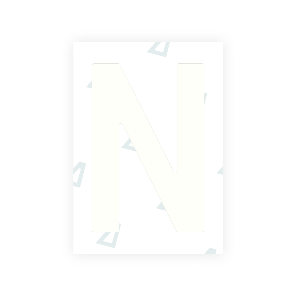 Alite Nanofilm for Netherlands license plates - Symbol "N"