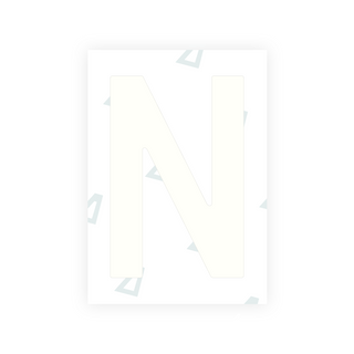 オランダのナンバープレート用 Alite ナノフィルム - シンボル「N」