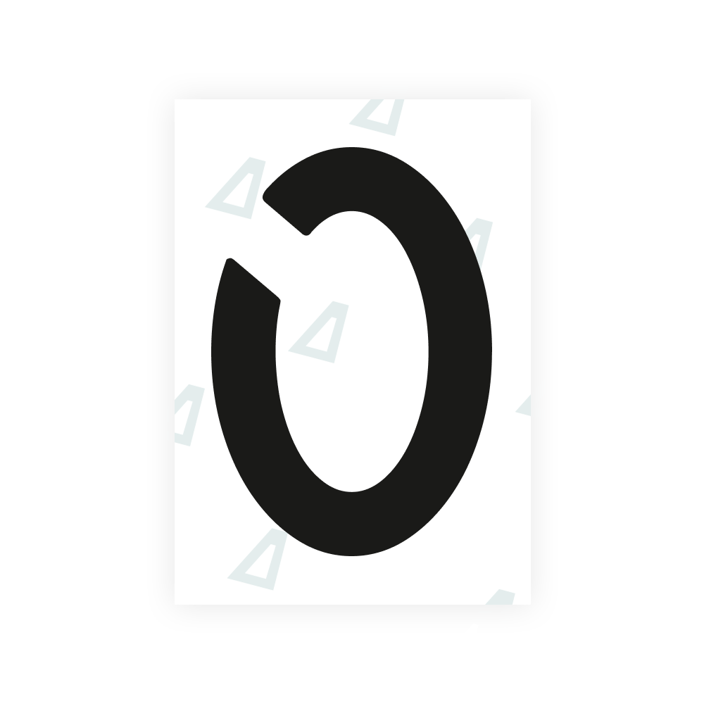 Alite Nanofilm for Netherlands license plates - Symbol "O"