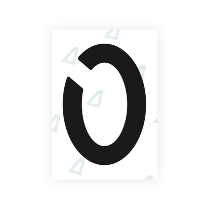 Alite Nanofilm for Netherlands license plates - Symbol "O"
