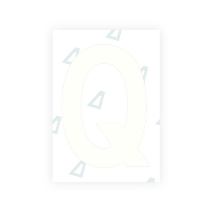 Alite Nanofilm for Netherlands license plates - Symbol "Q"
