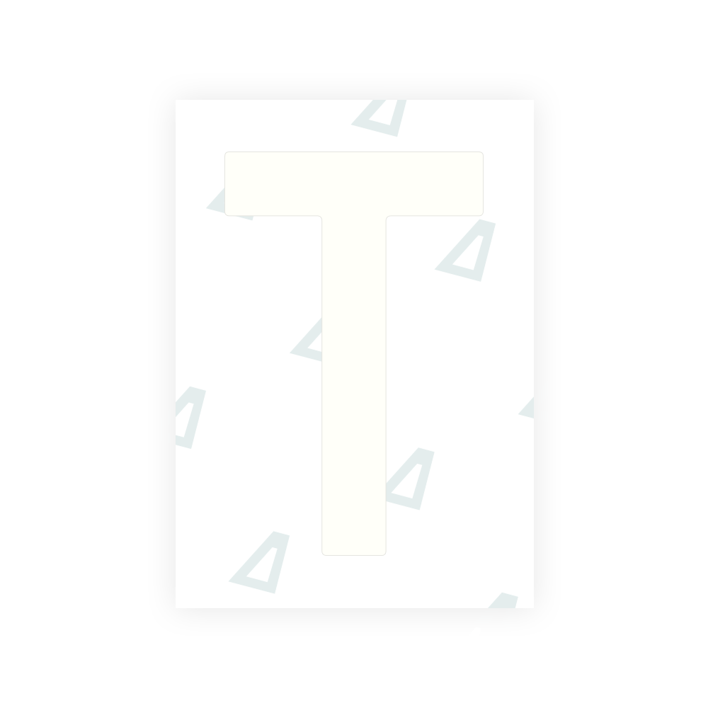 Alite Nanofilm for Netherlands license plates - Symbol "T"
