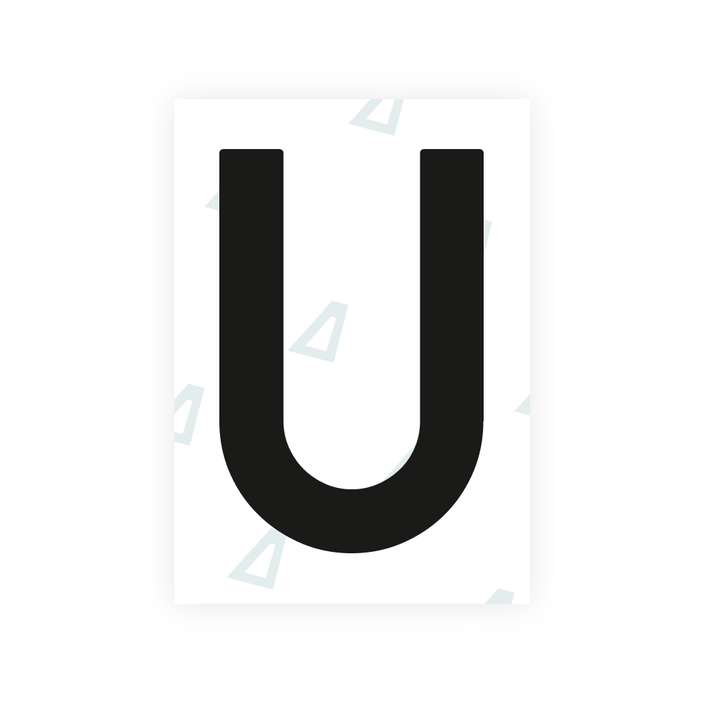 Alite Nanofilm for Netherlands license plates - Symbol "U"