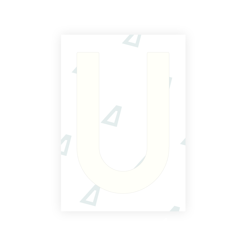 Alite Nanofilm for Netherlands license plates - Symbol "U"
