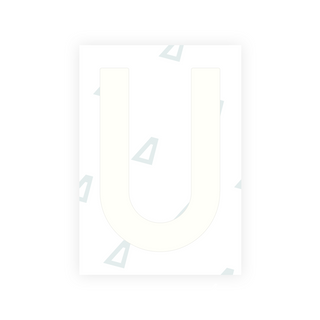 オランダのナンバープレート用 Alite ナノフィルム - シンボル「U」