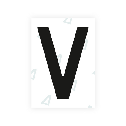 Alite Nanofilm for Netherlands license plates - Symbol "V"