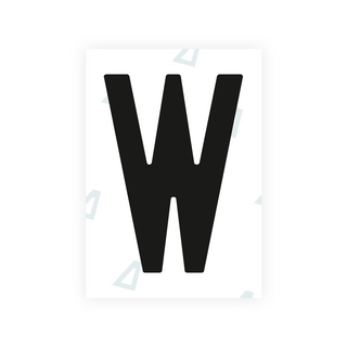 Alite Nanofilm for Netherlands license plates - Symbol "W"