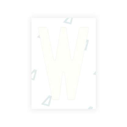 Alite Nanofilm for Netherlands license plates - Symbol "W"