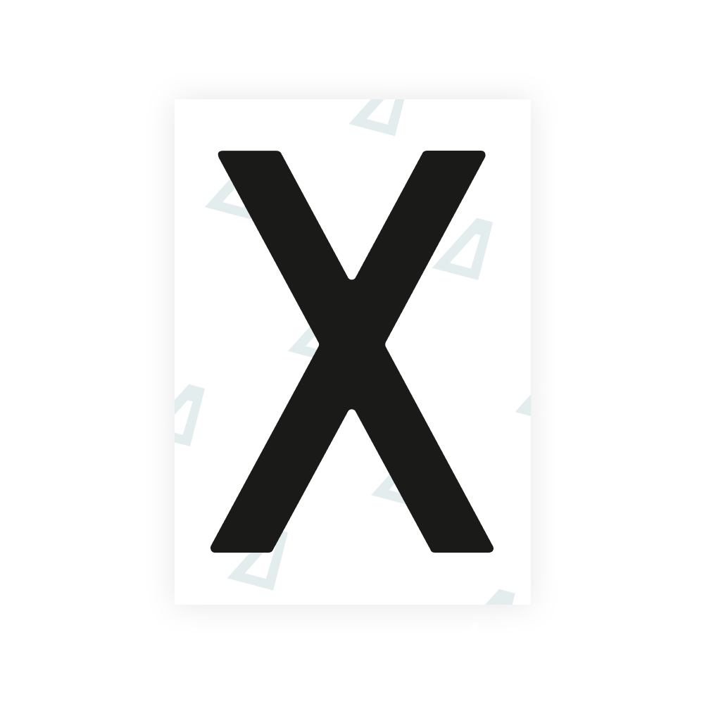 Alite Nanofilm for Netherlands license plates - Symbol "X"