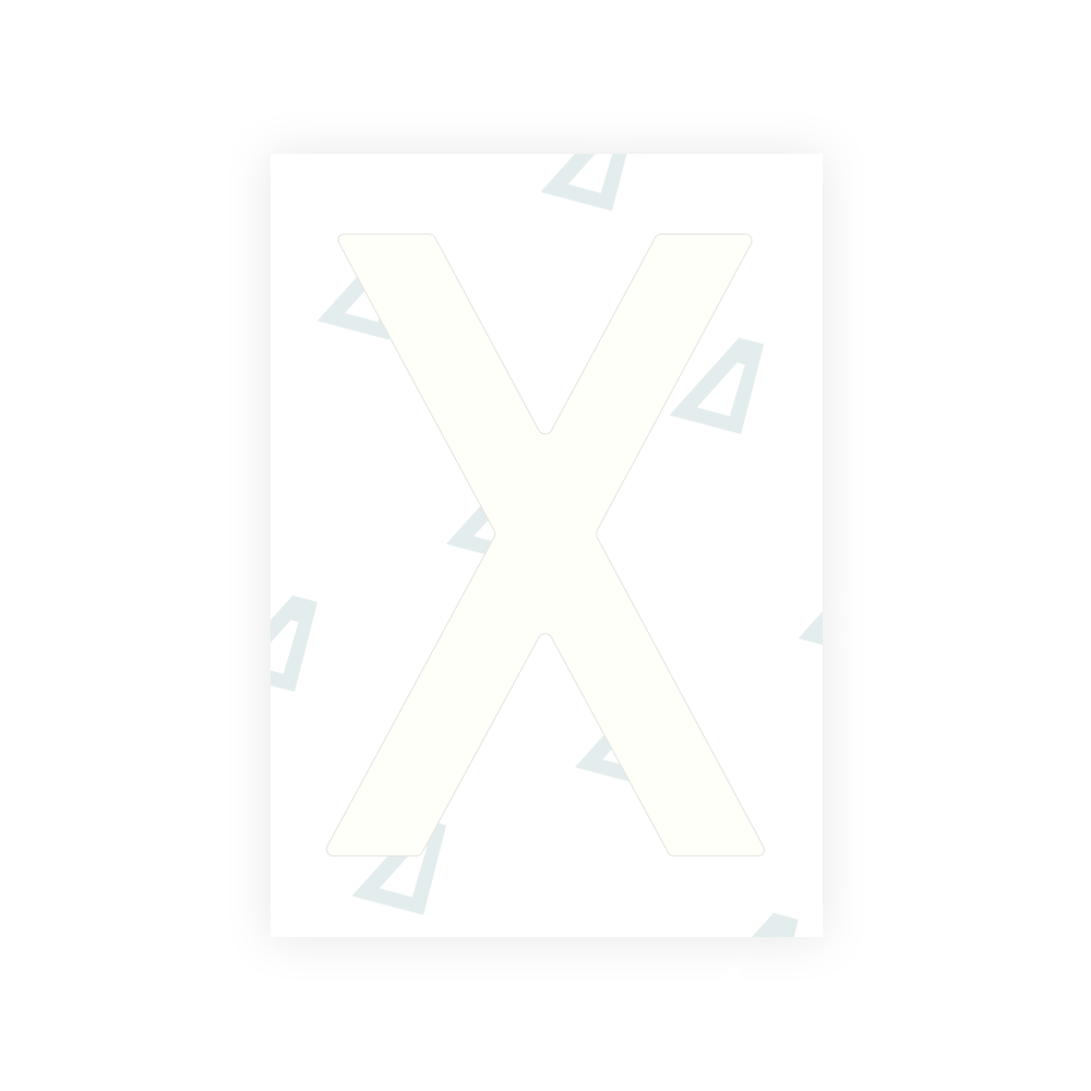 Alite Nanofilm for Netherlands license plates - Symbol "X"
