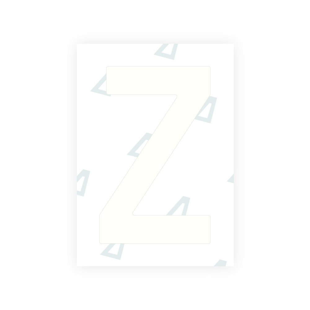 Alite Nanofilm for Netherlands license plates - Symbol "Z"