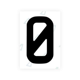 Alite Nanofilm for New Zealand license plates - Symbol "0"