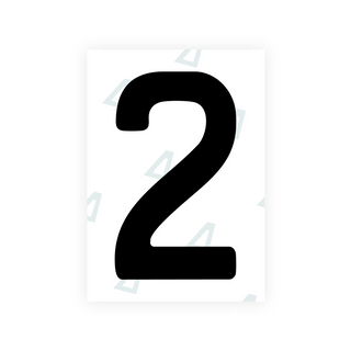 Alite Nanofilm for New Zealand license plates - Symbol "2"