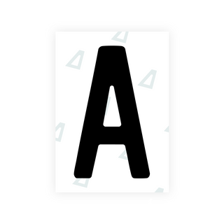 Alite Nanofilm for New Zealand license plates - Symbol "A"