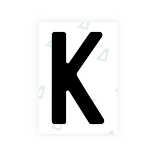 Alite Nanofilm for New Zealand license plates - Symbol "K"