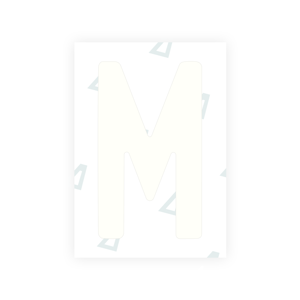 Alite Nanofilm for New Zealand license plates - Symbol "M"
