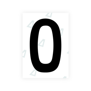 Alite Nanofilm for New Zealand license plates - Symbol "O"