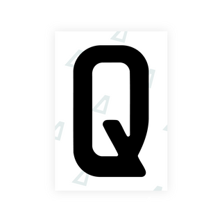 Alite Nanofilm for New Zealand license plates - Symbol "Q"