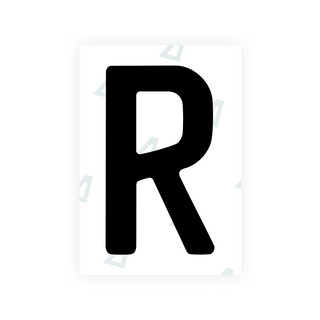 Alite Nanofilm for New Zealand license plates - Symbol "R"