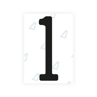 Alite Nanofilm for Nigeria license plates - Symbol "1"