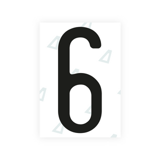 Alite Nanofilm for Nigeria license plates - Symbol "6"