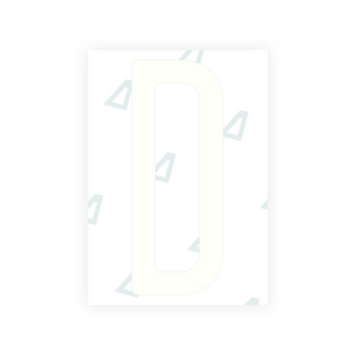 Alite Nanofilm für nigerianische Nummernschilder - Symbol "D"