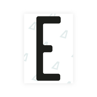 Alite Nanofilm for Nigeria license plates - Symbol "E"