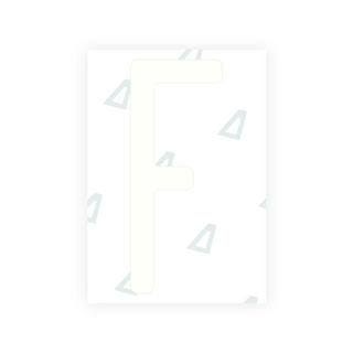 Alite Nanofilm für nigerianische Nummernschilder - Symbol "F"