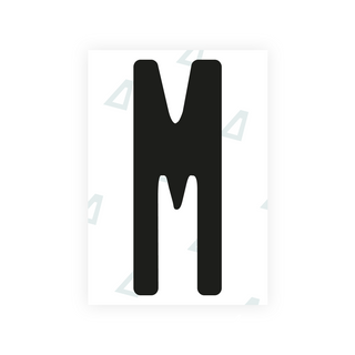 Alite Nanofilm for Nigeria license plates - Symbol "M"