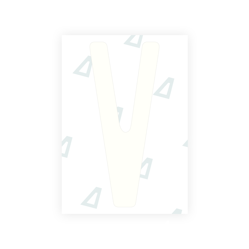 Alite Nanofilm for Nigeria license plates - Symbol "V"