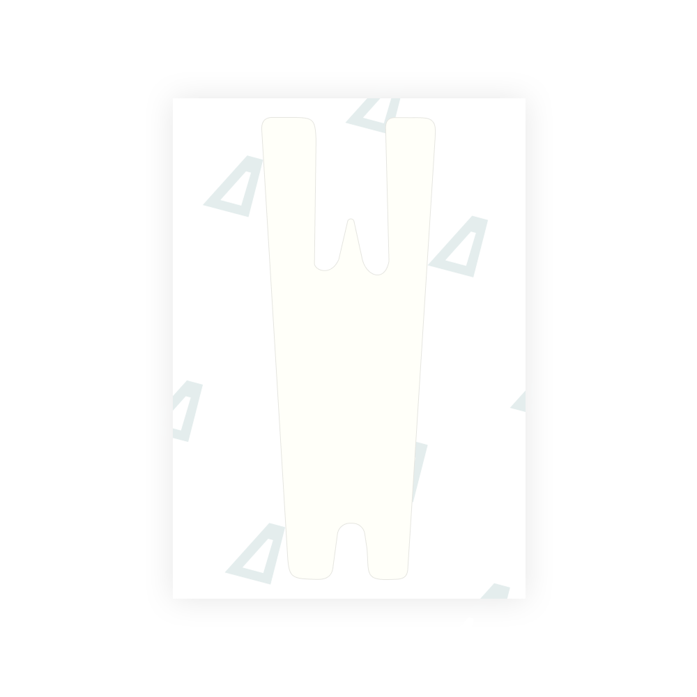 Alite Nanofilm für nigerianische Nummernschilder - Symbol "W"
