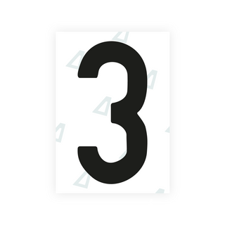 Alite Nanofilm for US (North Dakota) license plates - Symbol "3"