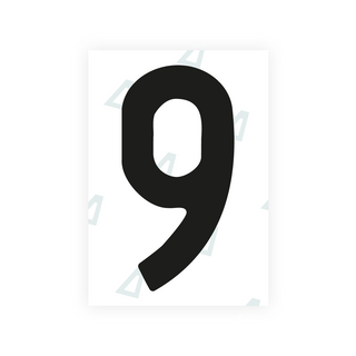 Alite Nanofilm for US (North Dakota) license plates - Symbol "9"