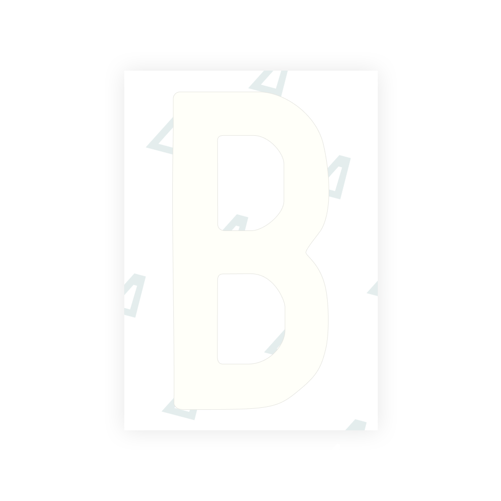Alite Nanofilm for US (North Dakota) license plates - Symbol "B"
