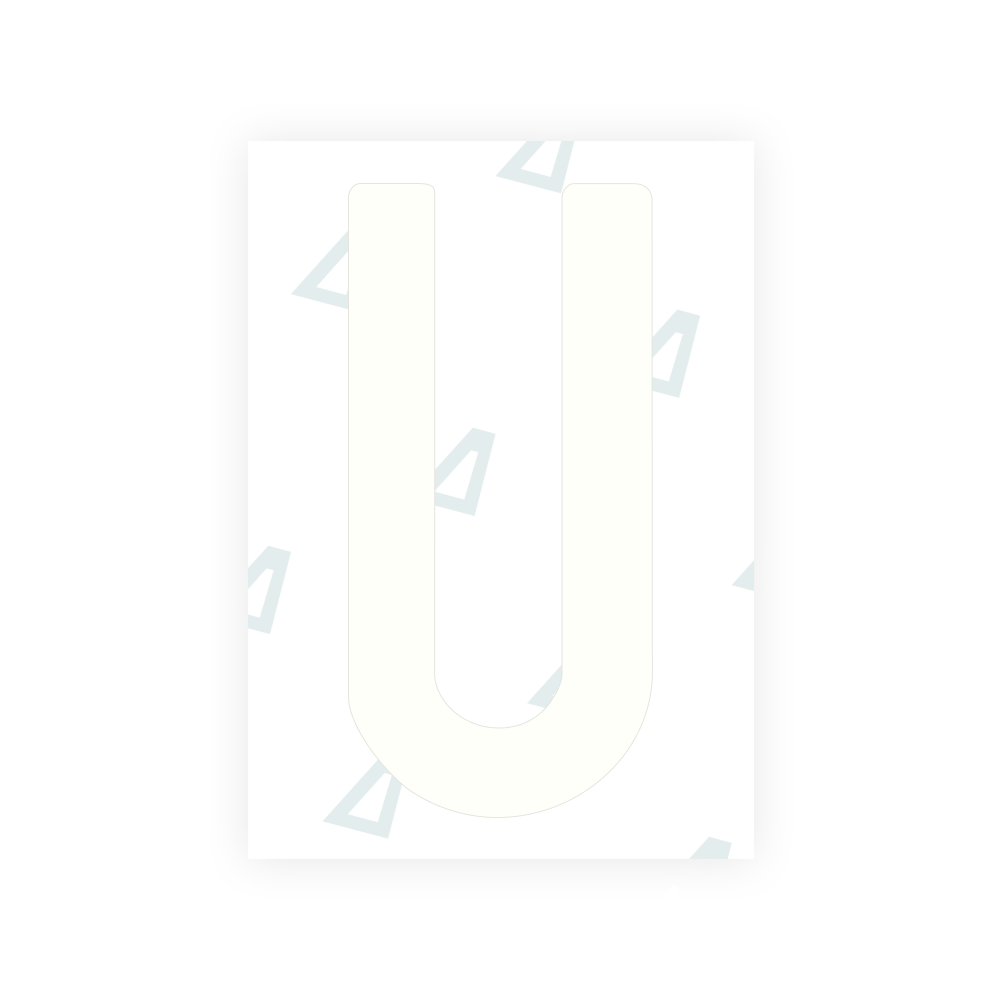 Alite Nanofilm for US (North Dakota) license plates - Symbol "U"