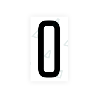 Alite Nanofilm for US (Illinois 2006 - Round) license plates - Symbol "O" - Alite
