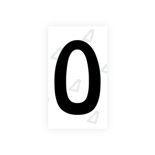 Alite Nanofilm for Uzbekistan number plates - Symbol "O" - Alite